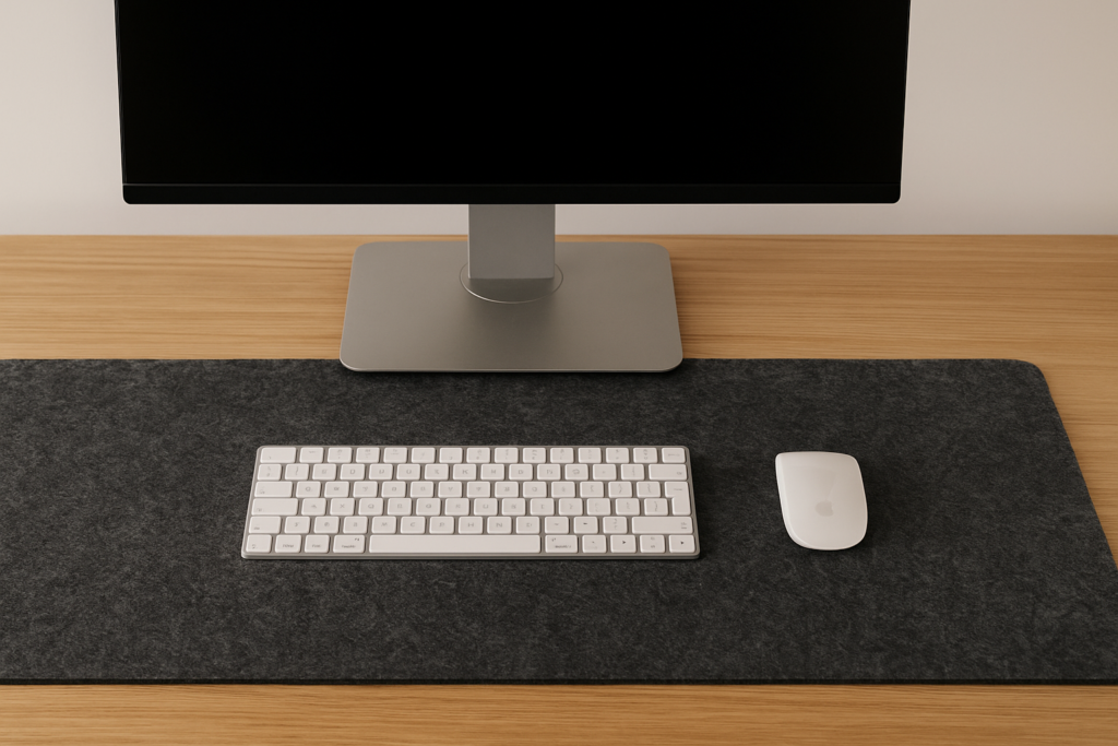Tapis de bureau en feutre